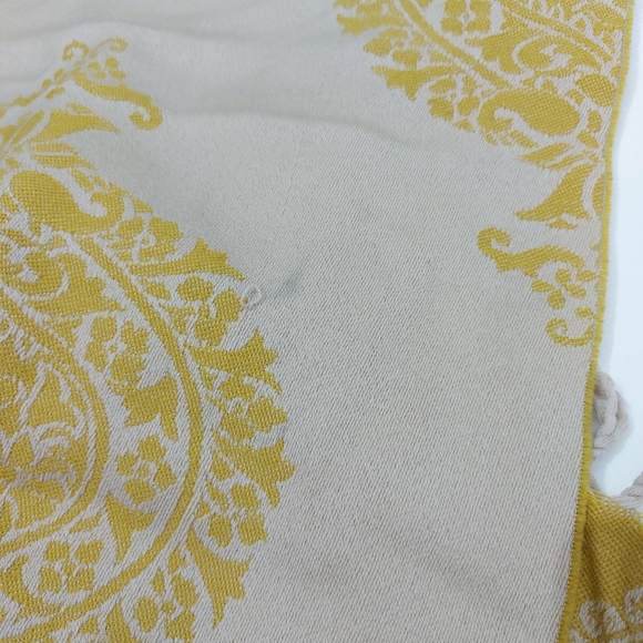 ANICHINI 100% Wool Paisley Print Reversable Scarf - Picture 16 of 16